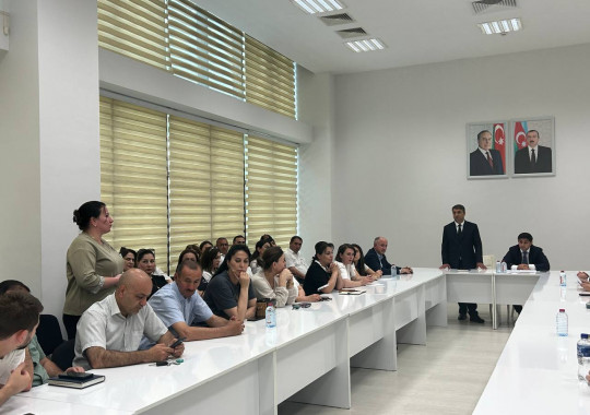 Mingəçevirdə əmək münasibətləri və iş yerlərində təhlükəsizliyə dair maarifləndirmə tədbiri keçirilib