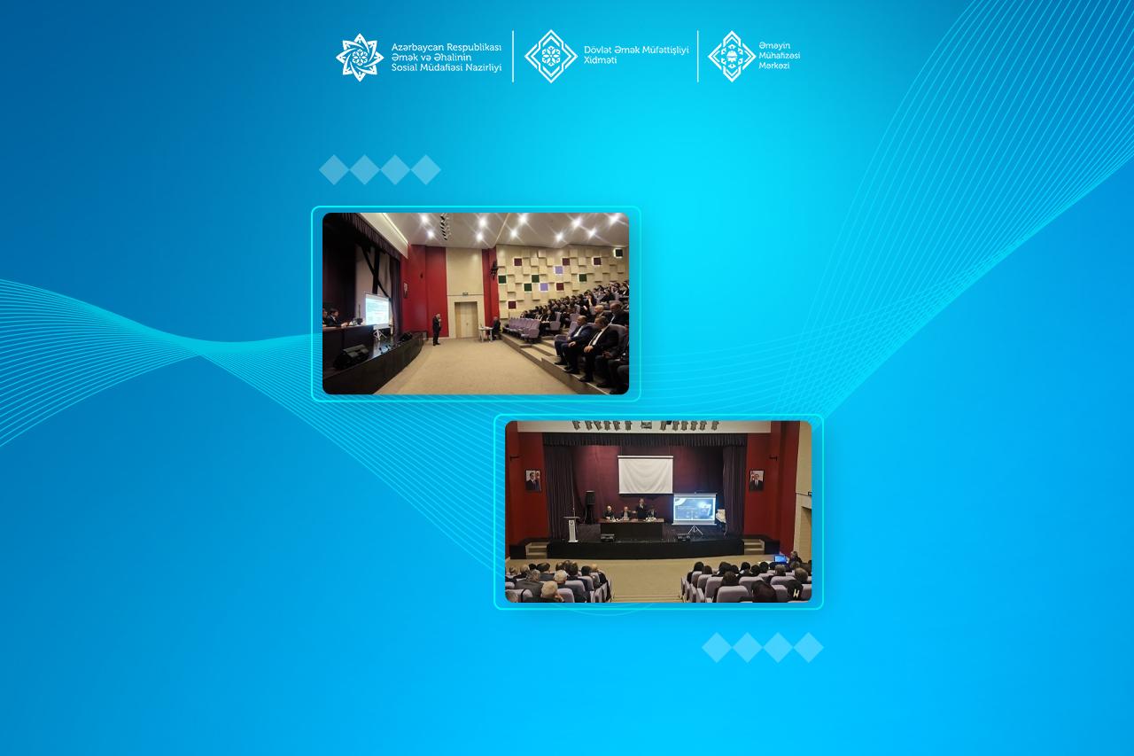  Şamaxıda əmək qanunvericiliyinə edilmiş dəyişikliklər və əməyin mühafizəsi mövzusunda maarifləndirmə tədbiri keçirilib