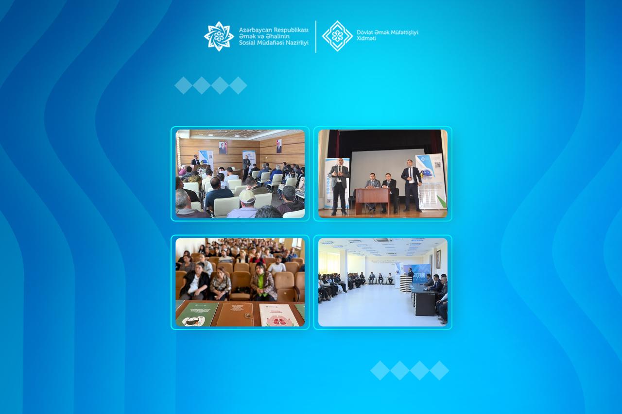  Mingəçevirdə əmək hüquqları və əməyin mühafizəsi mövzusunda silsilə maarifləndirmə tədbirləri keçirilib