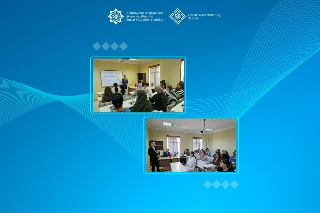  Naxçıvan Regional Peşə Mərkəzində əməyin mühafizəsi üzrə maarifləndirmə təlimi keçirilib