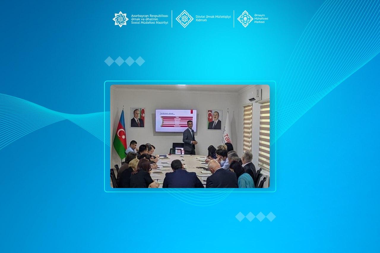  Respublika Təcili və Təxirəsalınmaz Tibbi Yardım Mərkəzində əməyin mühafizəsinə dair praktiki təlim təşkil olunub