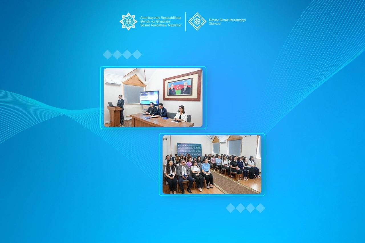  ƏMAS-ın imkanları və qeyri-formal məşğulluğun qarşısının alınması mövzularında maarifləndirmə tədbiri keçirilib.