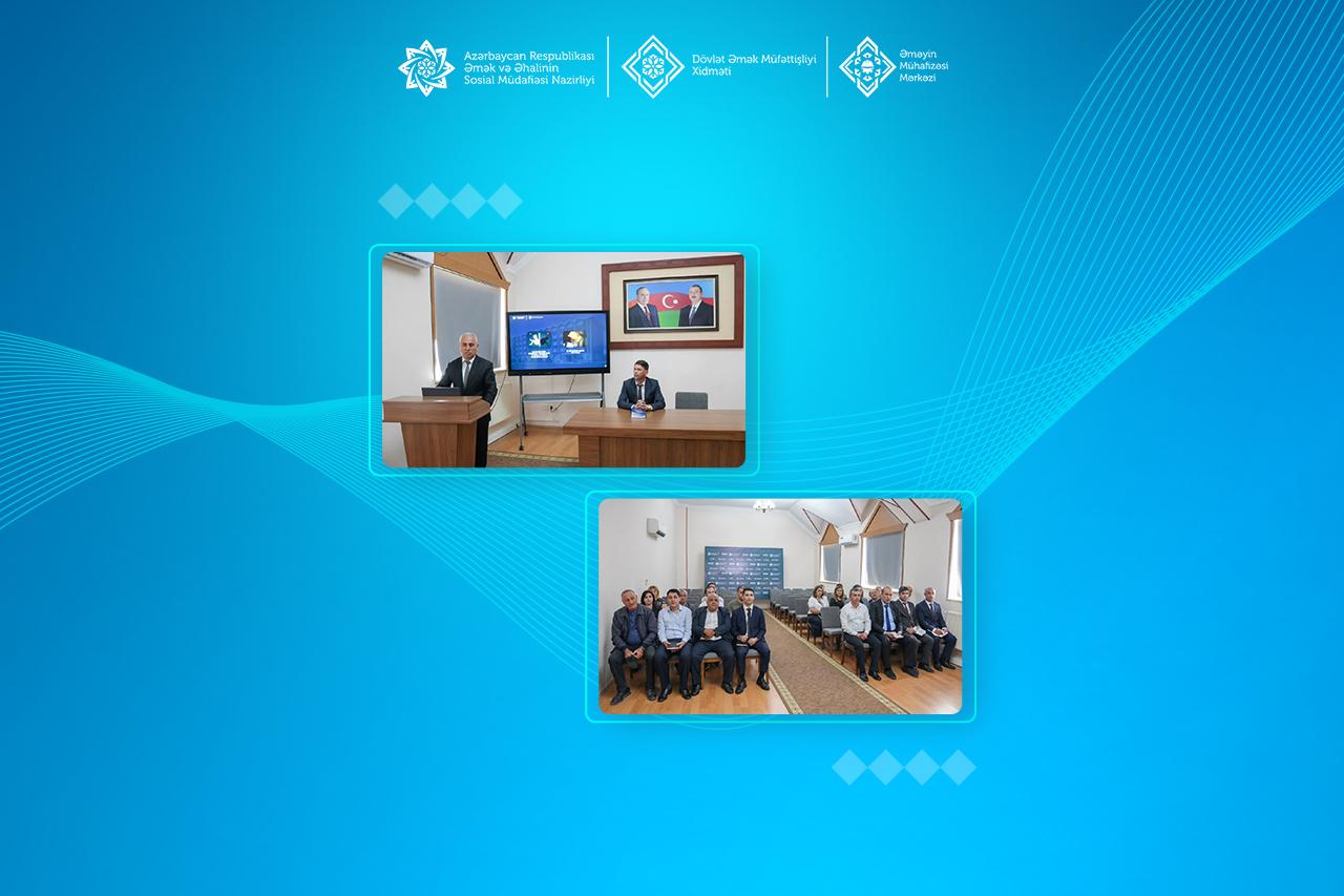  Naxçıvanda uşaqların əmək hüquqları və iş yerlərində əməyin mühafizəsi mövzularında növbəti maarifləndirmə tədbiri keçirilib