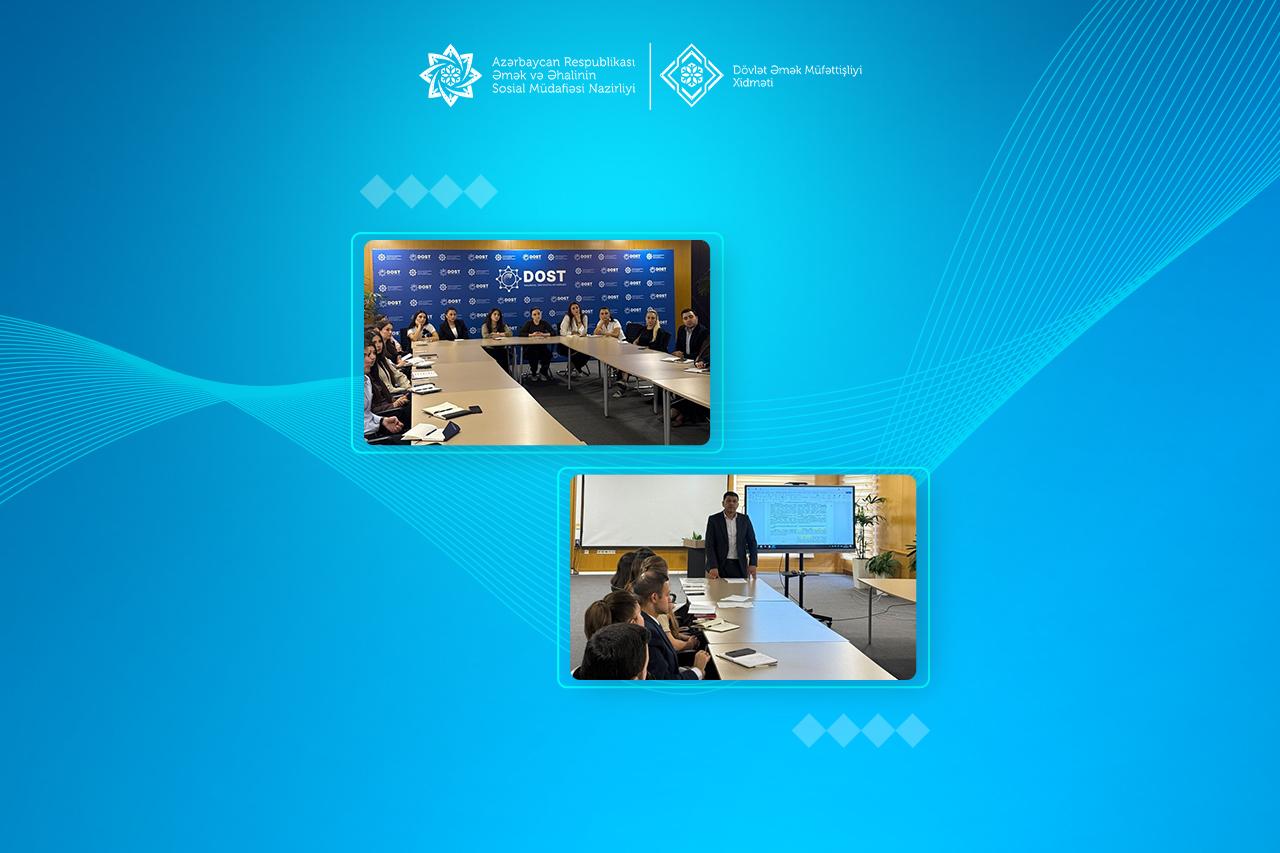  “142” Çağrı mərkəzinin əməkdaşları əmək qanunvericiliyinin aktual mövzularına dair məlumatlandırılıb